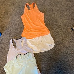 Tennis skirt and tanks